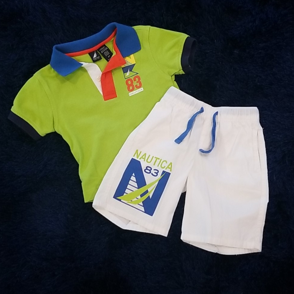 Boys Nautica Short Set